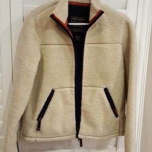 Faux shearling wool jacket